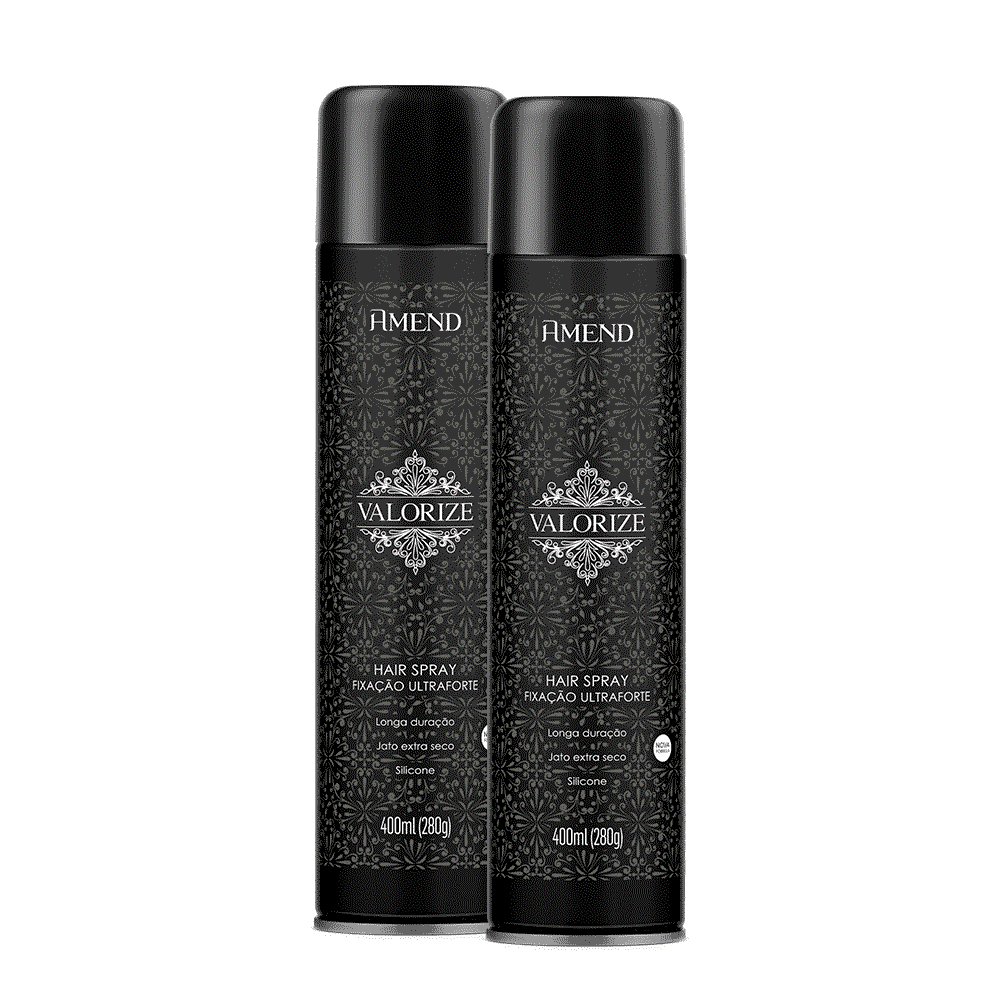 Kit Hair Spray Amend Valorize Ultraforte 400ML | 2 produtos
